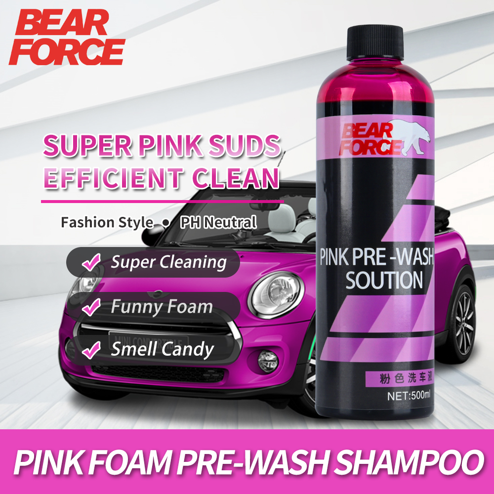 Soap Making Foam - Pink Foaming Car Wash Soap Auto