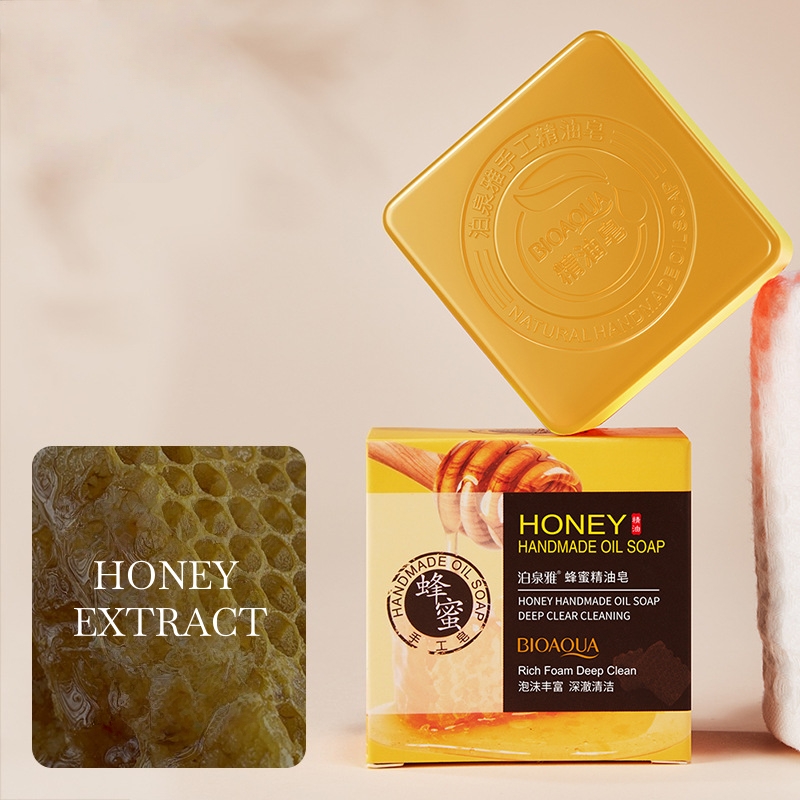 Soap Making Ingredients Natural - 100g Honey Essential Oil Soap, Contains