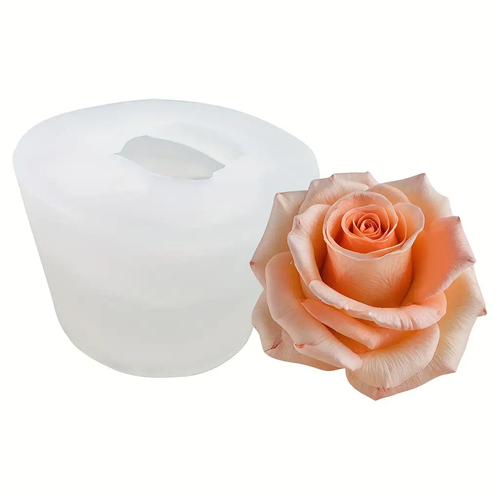 3D Rose Silicone Candle Mold,  - Soap Making Recipes 리뷰 및 가격