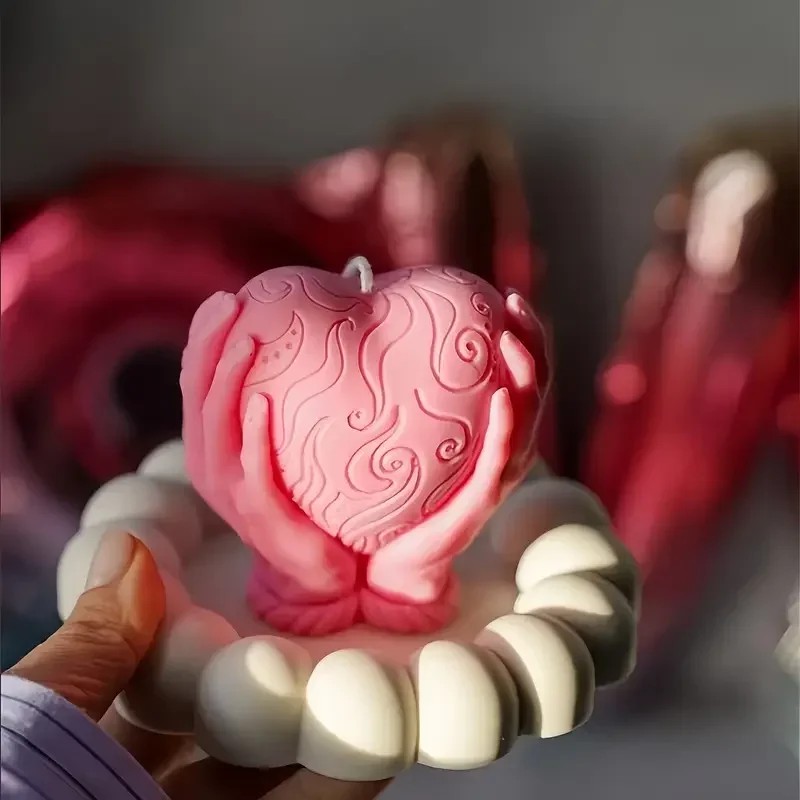 1PC Pink Heart Shape Silicone  - Soap Making Recipes 리뷰 및 가격
