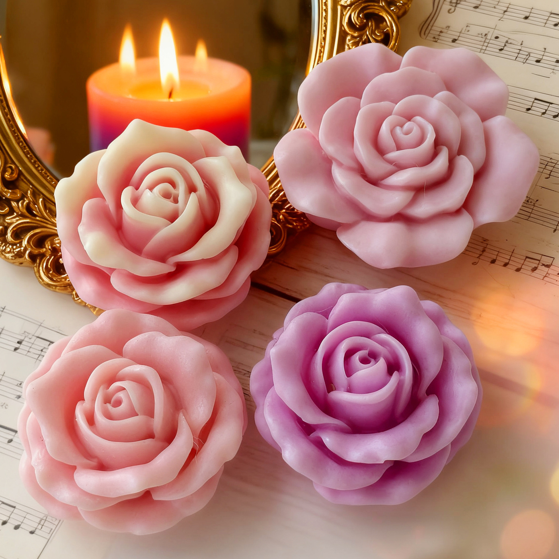 Flower Form Rose Peony Lotus S - Soap Making Recipes 리뷰 및 가격