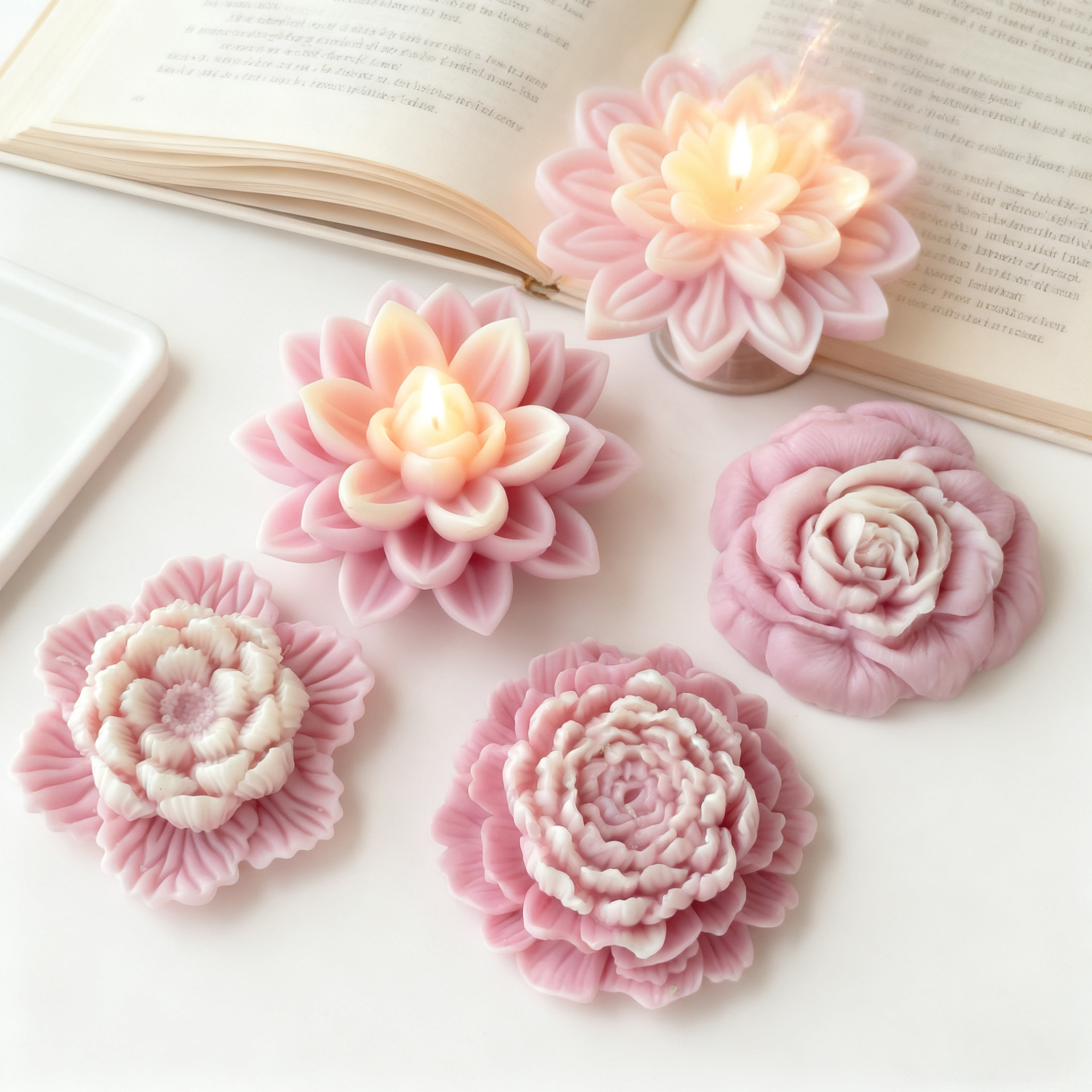 Flower Form Rose Peony Lotus S - Soap Making Recipes 리뷰 및 가격
