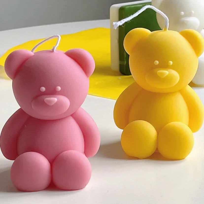 3D Cute Cartoon Bear Silicone  - Soap Making Fragrance 리뷰 및 가격