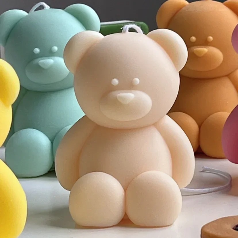 3D Cute Cartoon Bear Silicone  - Soap Making Fragrance 리뷰 및 가격