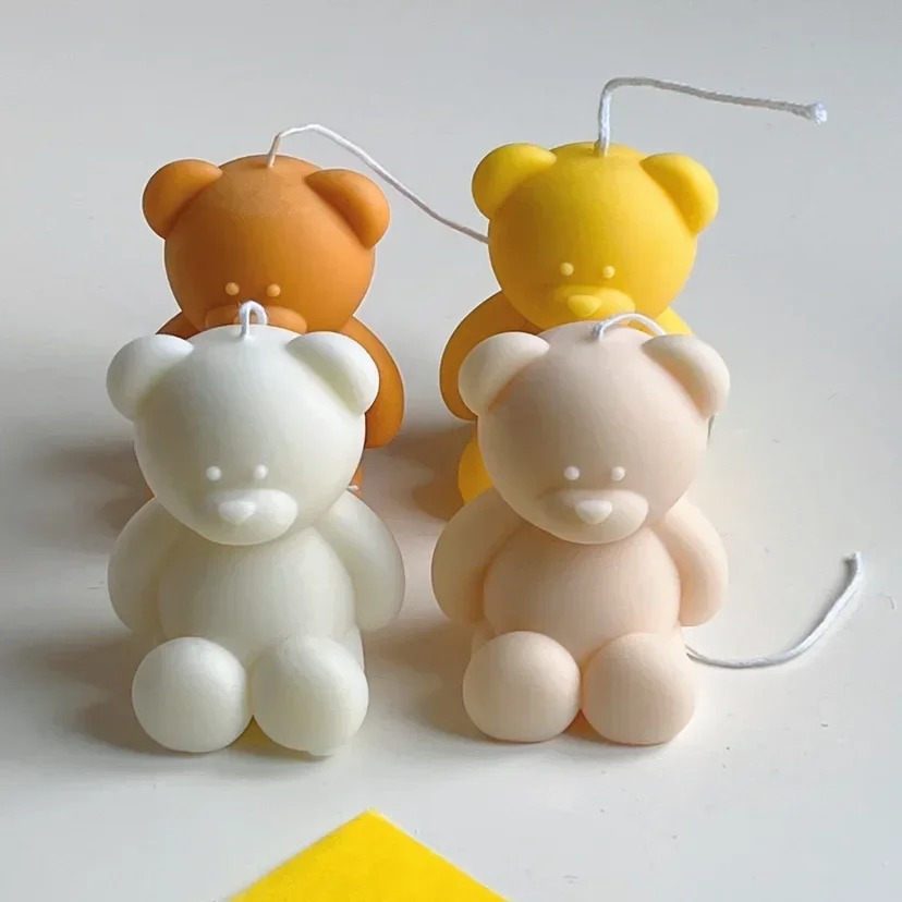3D Cute Cartoon Bear Silicone  - Soap Making Fragrance 리뷰 및 가격