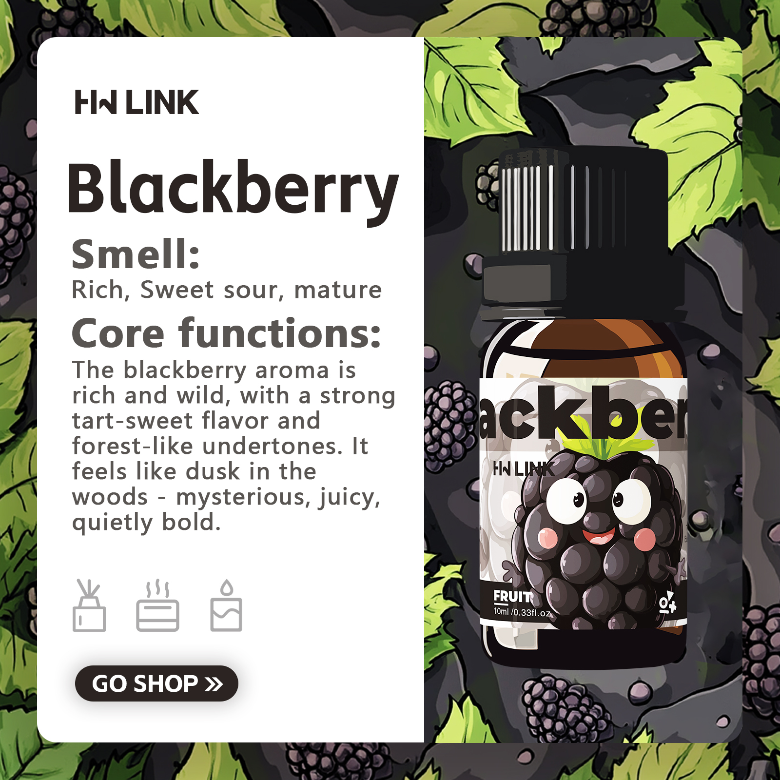 Blackberry Essential Oil Black - Soap Making Fragrance 리뷰 및 가격