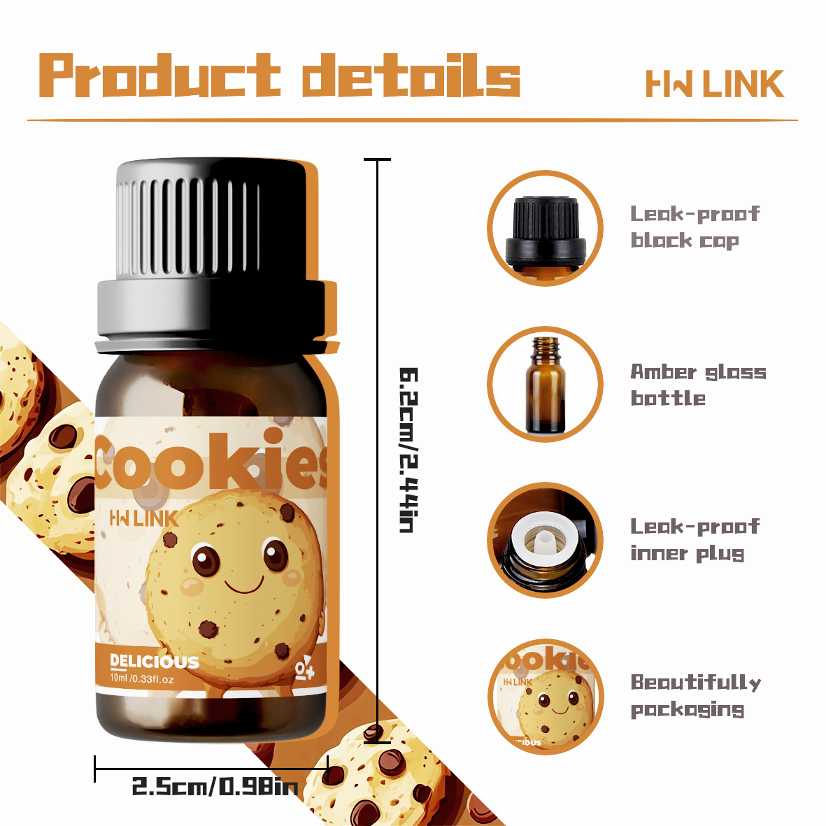 10ml Cookies Essential Oils Pe - Soap Making Fragrance 리뷰 및 가격
