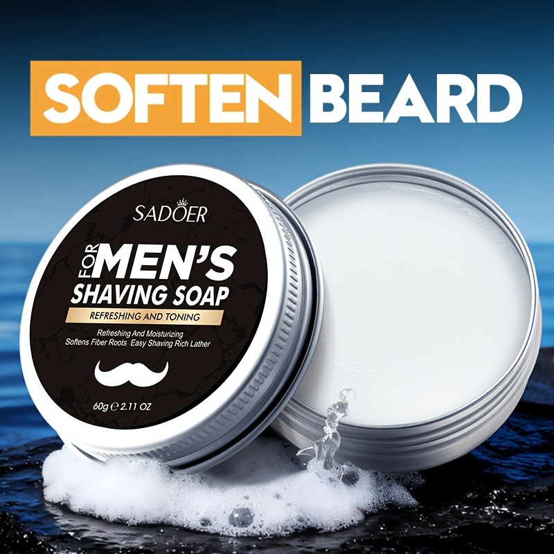 60g Men's Shaving Soap Contain - Soap Making Foam 리뷰 및 가격