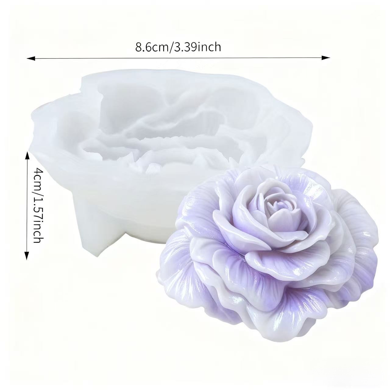 1 Piece 3D Romantic Rose Silic - Soap Making Recipes 리뷰 및 가격