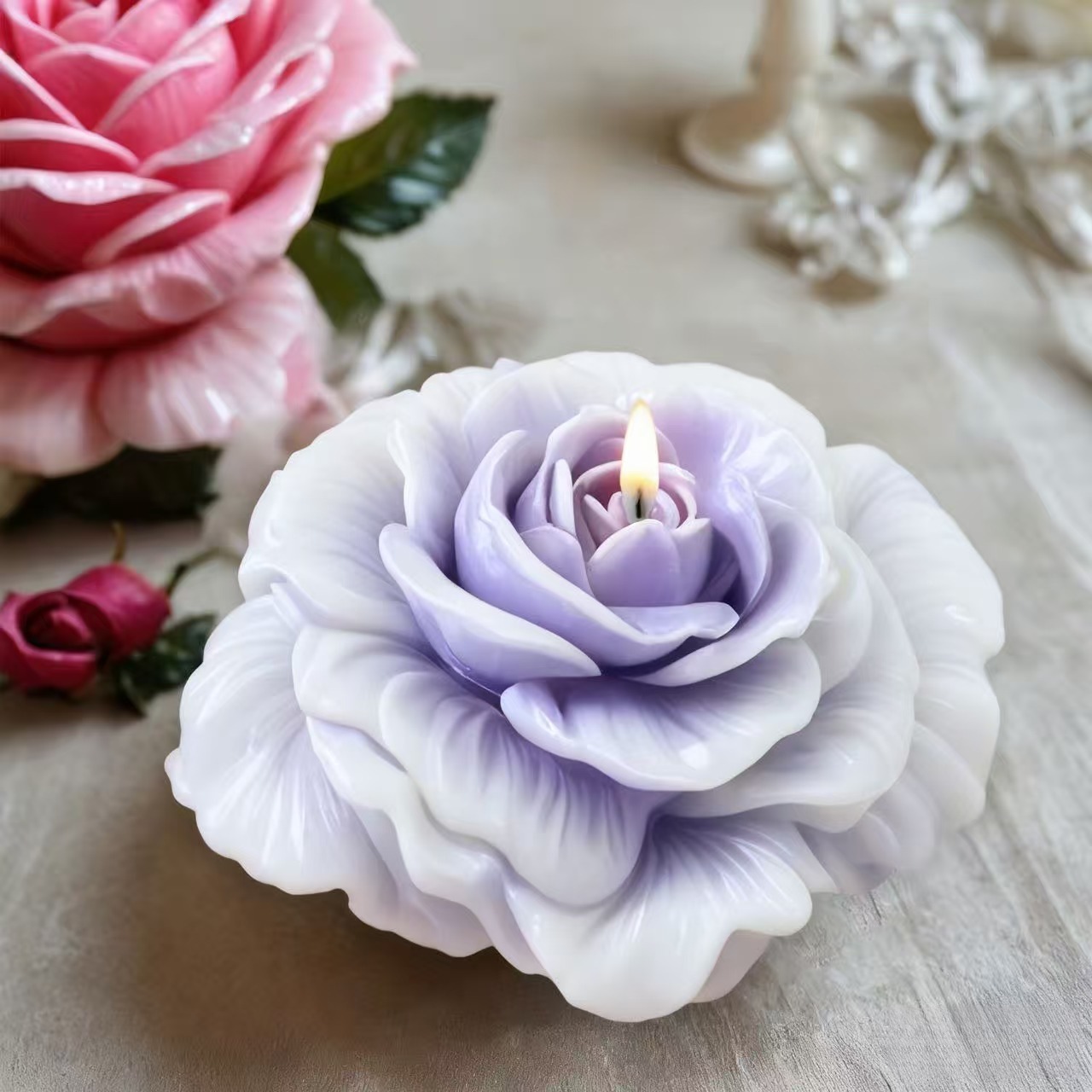 1 Piece 3D Romantic Rose Silic - Soap Making Recipes 리뷰 및 가격