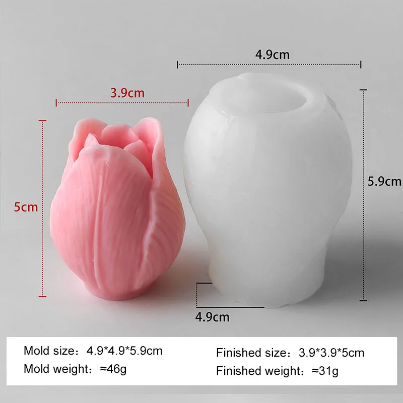 New Tulip Aroma Candle Silicon - Soap Making Recipes 리뷰 및 가격