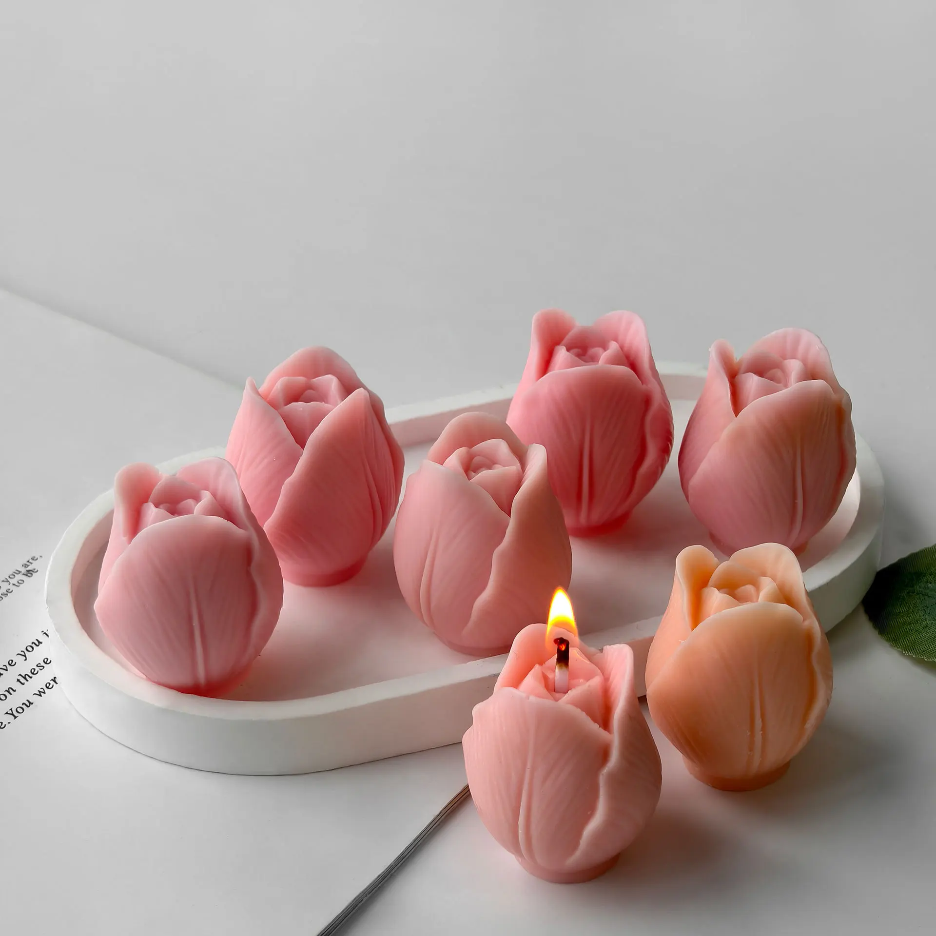New Tulip Aroma Candle Silicon - Soap Making Recipes 리뷰 및 가격