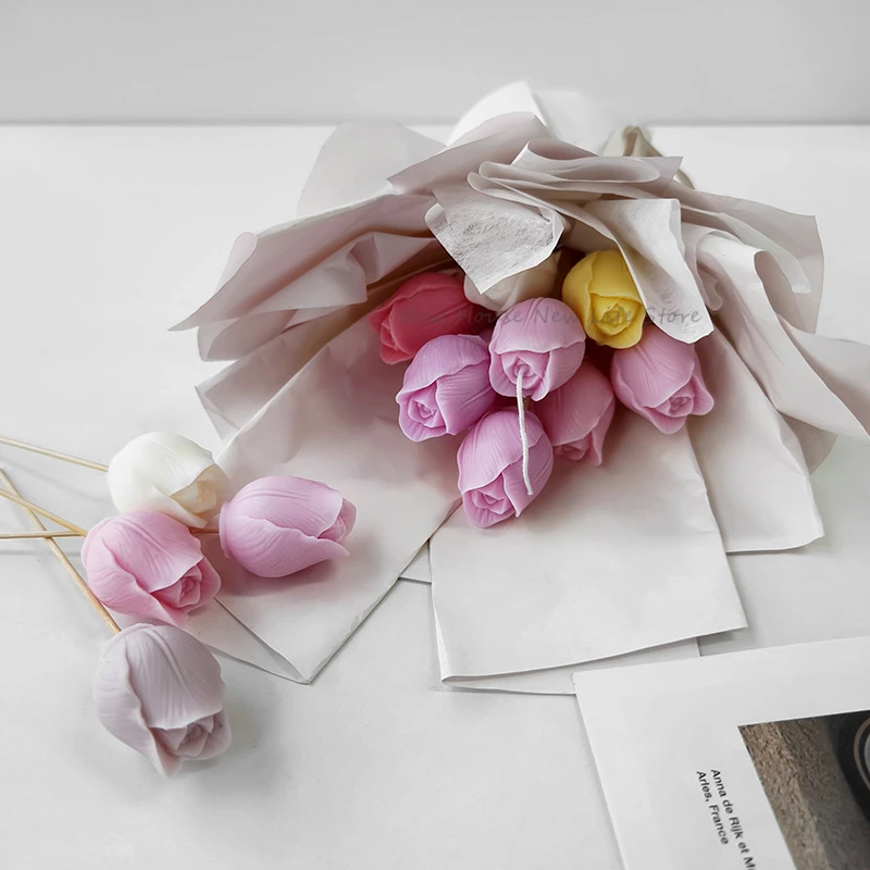 3D Tulip Candle Mold Handmade  - Soap Making Recipes 리뷰 및 가격