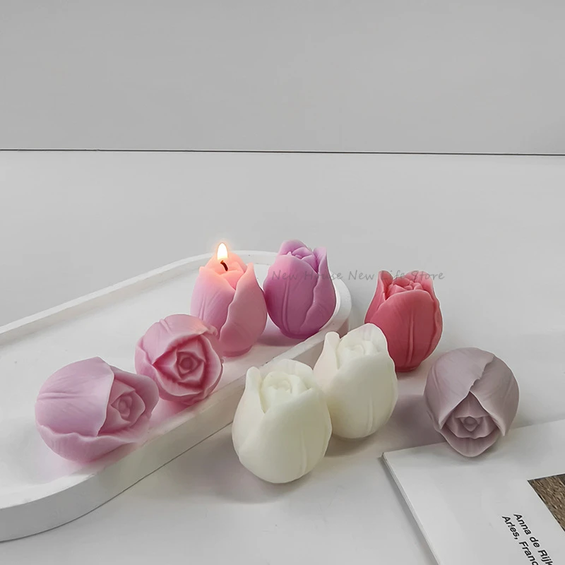 3D Tulip Candle Mold Handmade  - Soap Making Recipes 리뷰 및 가격