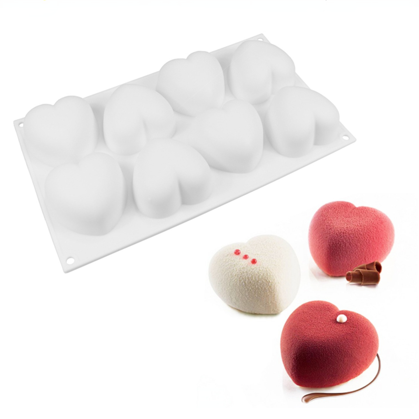 Love Heart Silicone Soap Mold  - Soap Making Fragrance 리뷰 및 가격
