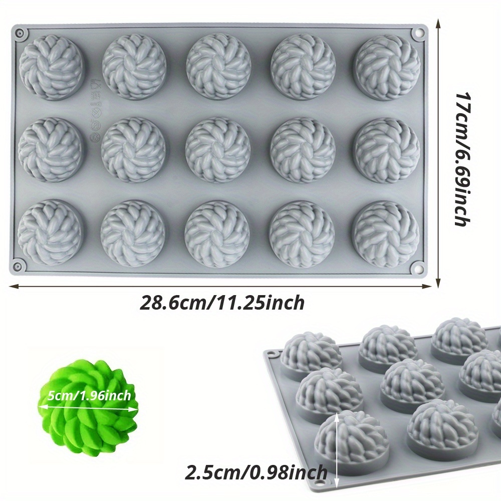 1Pc Cake Mold Santa Ana Floral - Soap Making Recipes 리뷰 및 가격