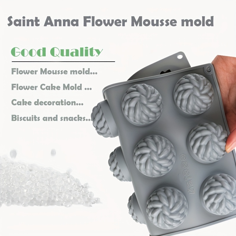 1Pc Cake Mold Santa Ana Floral - Soap Making Recipes 리뷰 및 가격