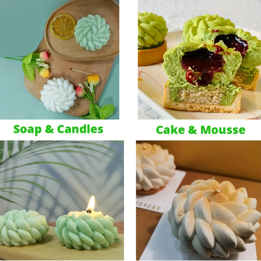 1Pc Cake Mold Santa Ana Floral - Soap Making Recipes 리뷰 및 가격